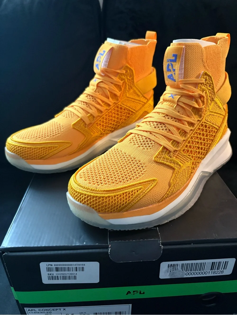 APL TechLoom Pro High-Top Sneakers - Orange